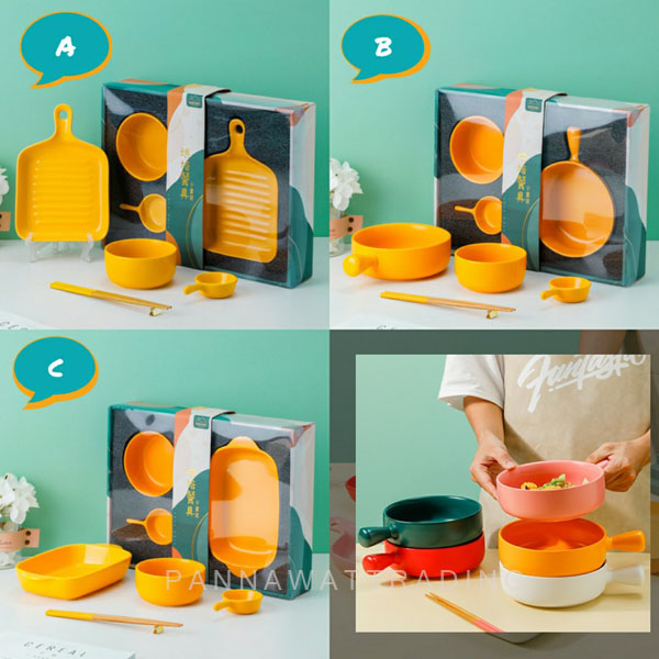 ceramic plate dish gift set
