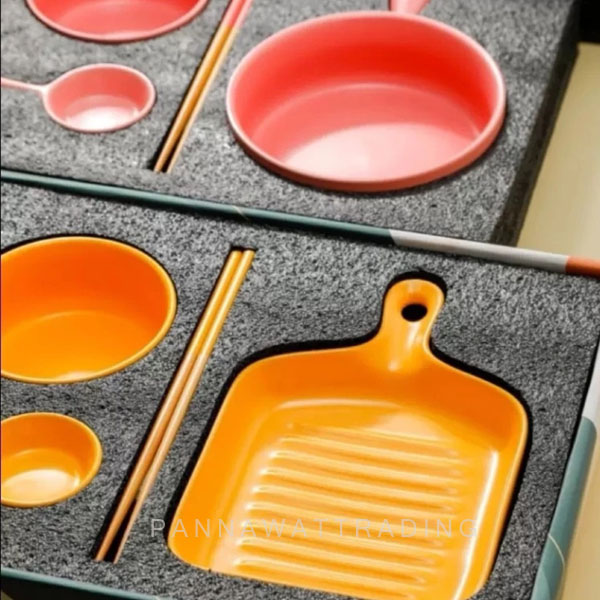 ceramic plate dish gift set