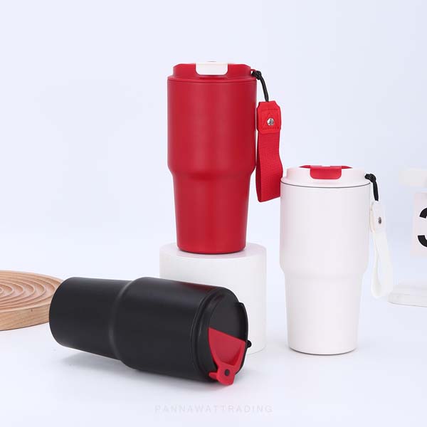 แก้วกาแฟสแตนเลสเก็บความร้อน-เย็น สไตล์ Bincoo เวอร์ชั่น 3 - Image 2