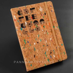 wooden diary notebook
